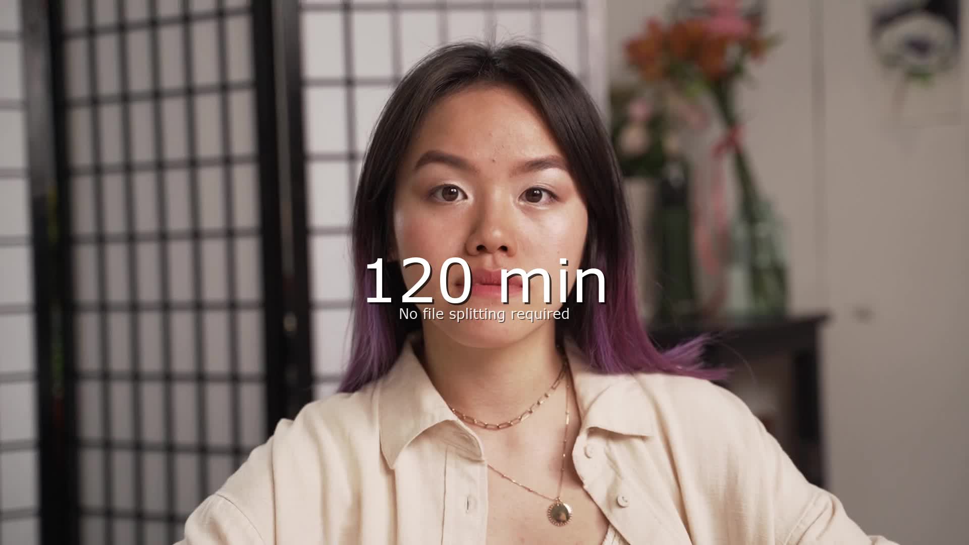 Up to 120 Minutes Per Video